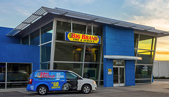 Visit our location for oil change and tires